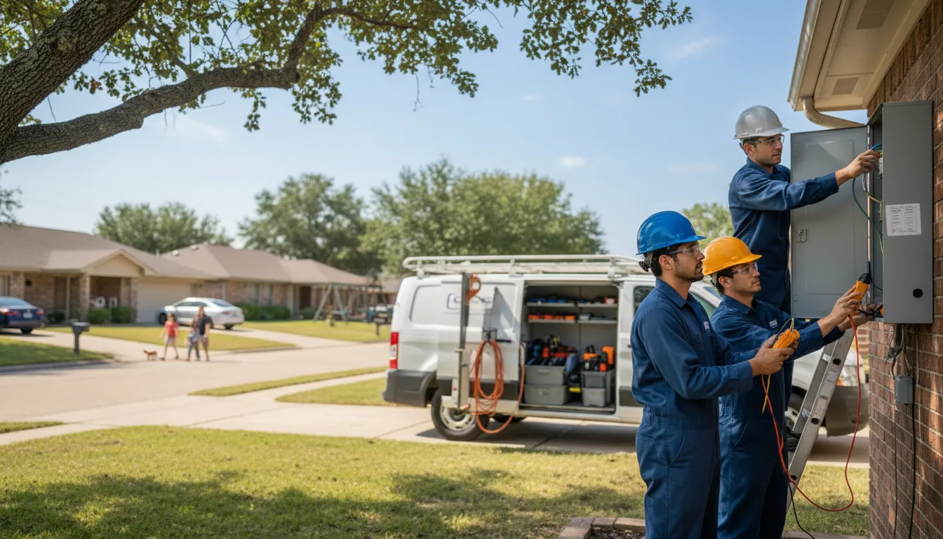 Certified electrician providing emergency electrical services in Tennga, GA